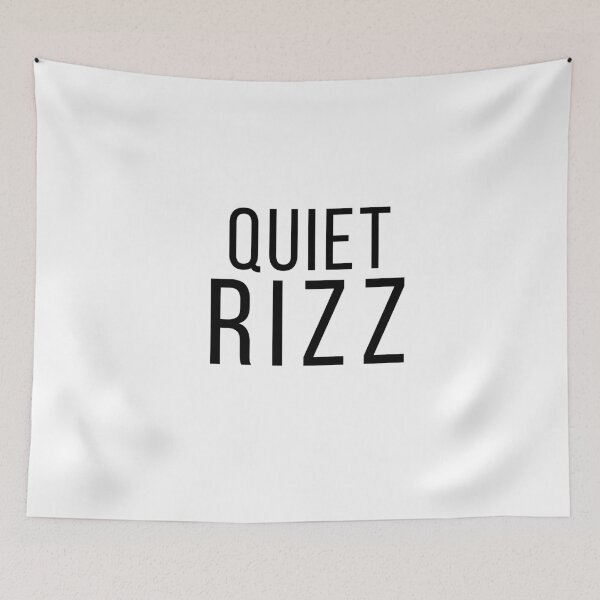 Item preview, Quiet Rizz – Minimalist Flirt & Charm Typography | Quiet Rizz Club designed and sold by VinciLab.