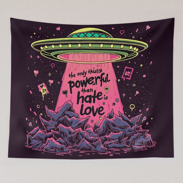 Item preview, The Only Thing More Powerful Than Hate Is Love  designed and sold by Uglyandcute.