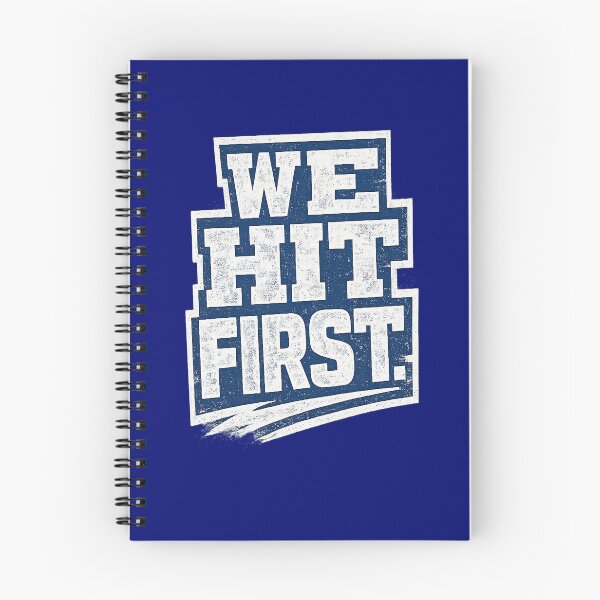 Item preview, We Hit First – Canterbury Bulldogs Aggressive Fan Statement Design designed and sold by BKRsport.