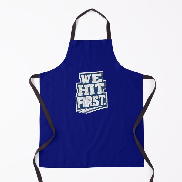 Item preview, We Hit First – Canterbury Bulldogs Aggressive Fan Statement Design designed and sold by BKRsport.