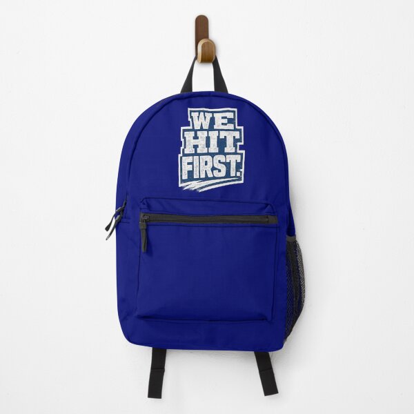 Item preview, We Hit First – Canterbury Bulldogs Aggressive Fan Statement Design designed and sold by BKRsport.
