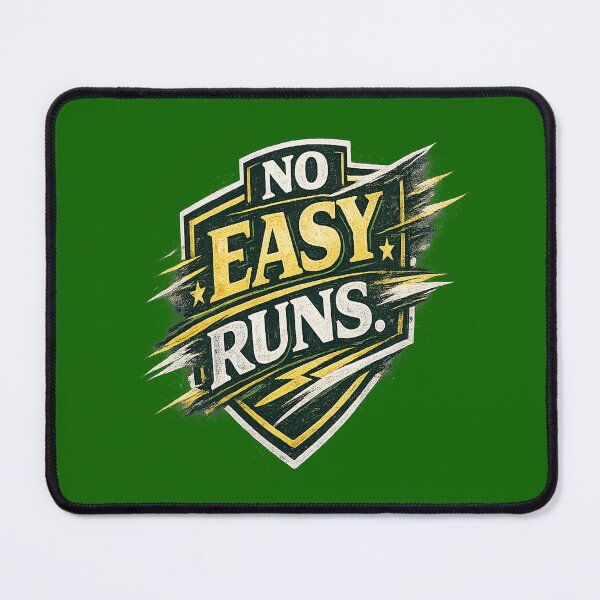 Item preview, No Easy Runs – South Africa Cricket Fan Statement Design designed and sold by BKRsport.