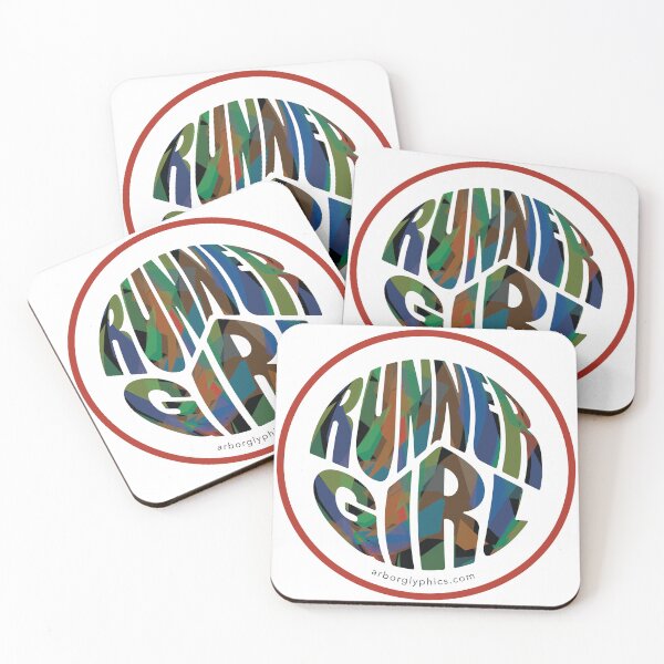 Item preview, Runner Girl Logo designed and sold by arborglyphics.