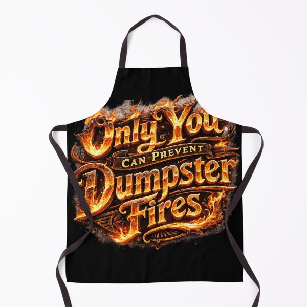 Item preview, Only You Can Prevent Dumpster Fires – Vintage Fire Typography designed and sold by VibeOffline Studio.