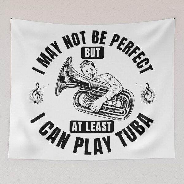 Item preview, I Can Play Tuba – Tubist Music Tuba Player Graphic Tee & Gifts designed and sold by Teetreasure2.