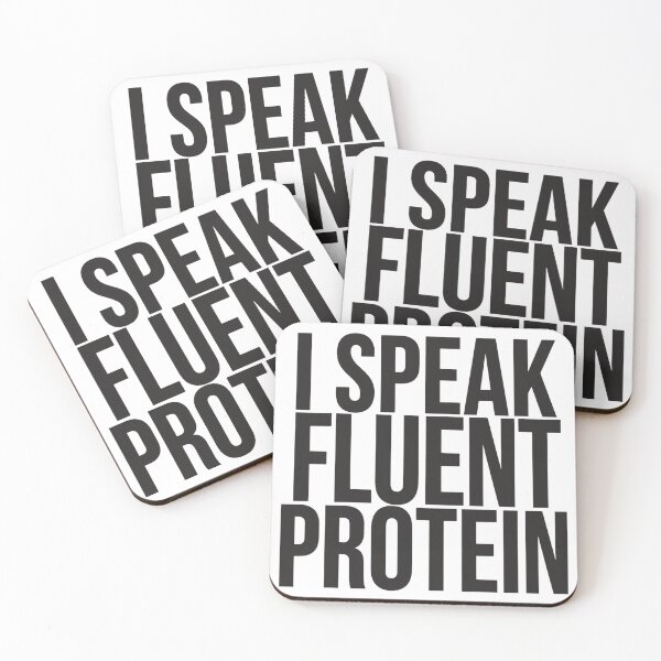 Item preview, I Speak Fluent Protein Gym Quote designed and sold by Katzpy.