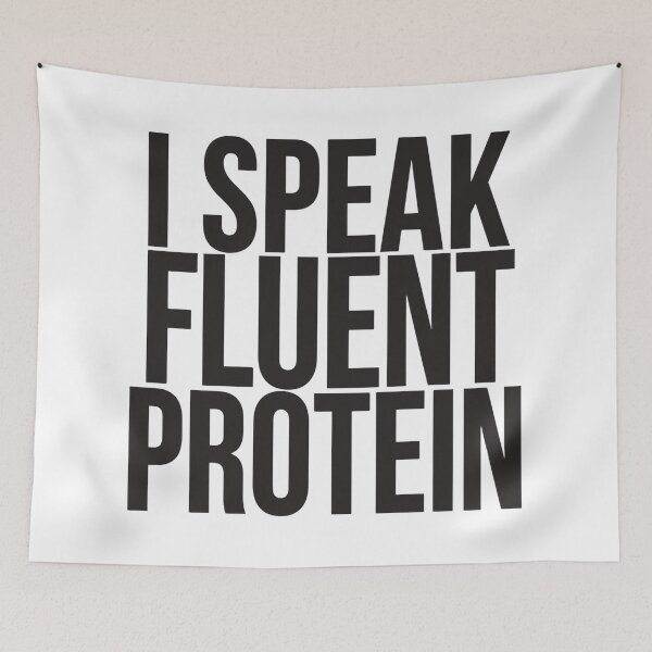 Item preview, I Speak Fluent Protein Gym Quote designed and sold by Katzpy.
