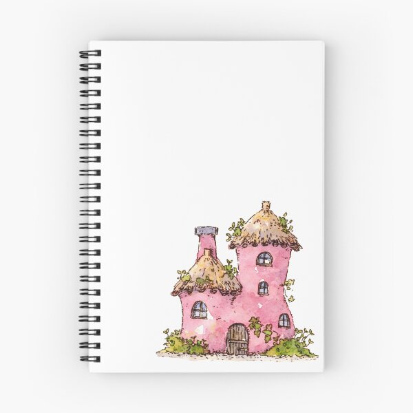 Item preview, Pink Cottagecore Fairy Garden House designed and sold by bubblegoth.
