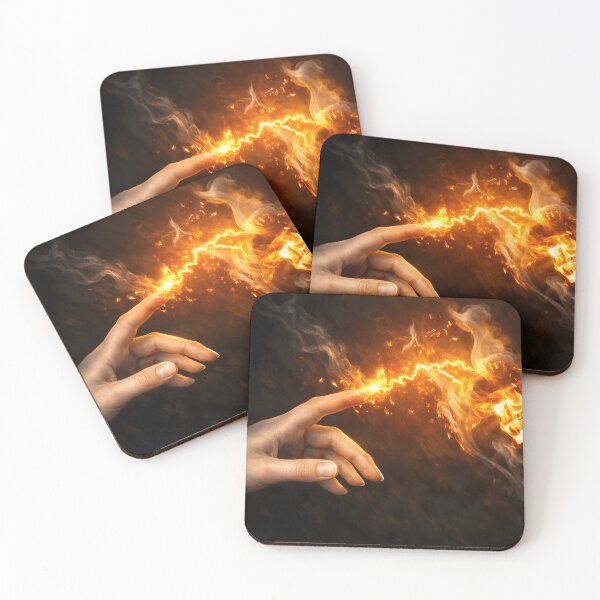 Item preview, Ignition Point: Fiery Magic Touch designed and sold by Dreamy Armine Art.