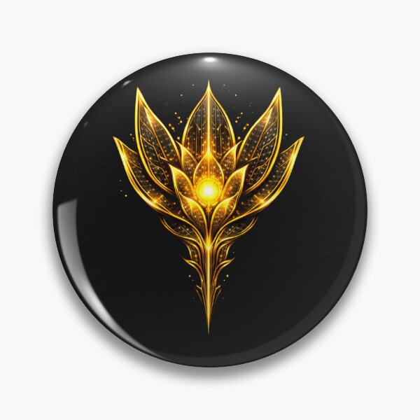 Item preview, Golden Crown Tulip with Energy Core (Futuristic Floral Design) - Crown Tulip — Royal Bloom designed and sold by slinsish.