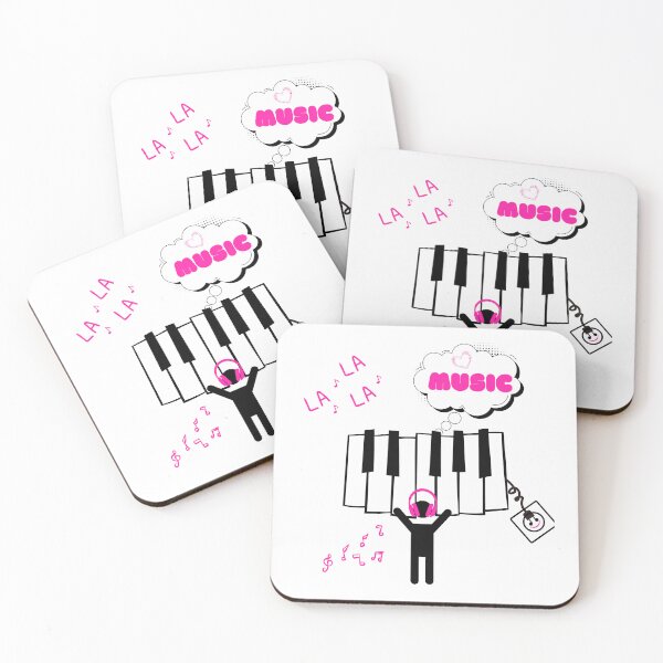 Item preview, La la la I love music t-shirt designed and sold by Aimetoi.