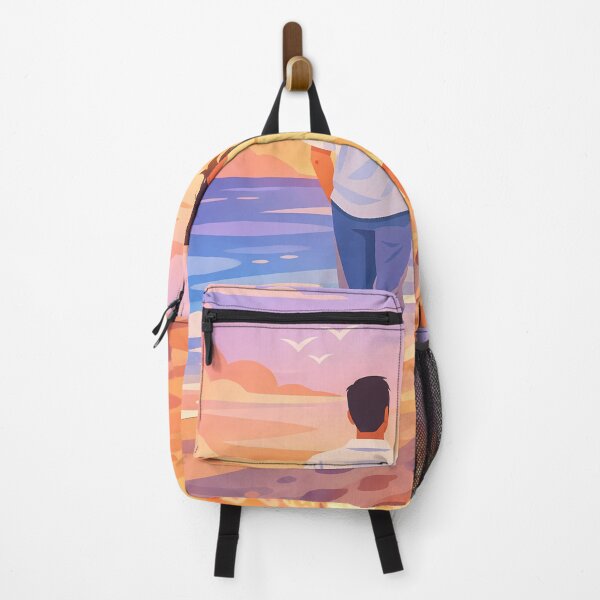 Item preview, Sunset Beach Walk Minimalist Illustration designed and sold by tissuelagens.