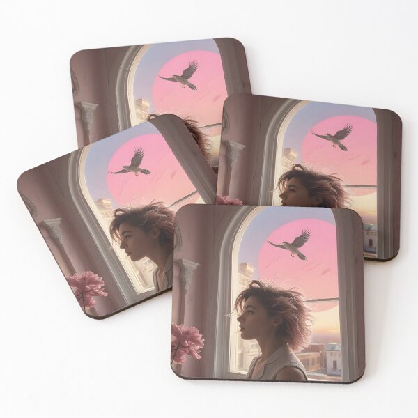 Item preview, Through Time and the Pink Light designed and sold by KunstGeist.
