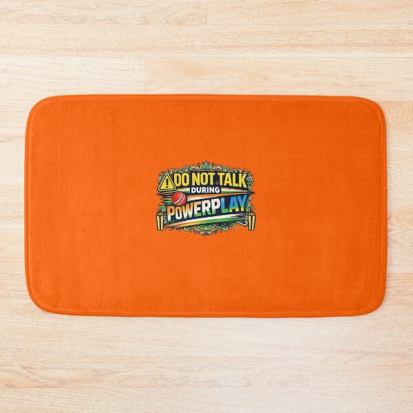 Item preview, Do Not Talk During Powerplay – Funny Cricket Fan Warning Design designed and sold by BKRsport.
