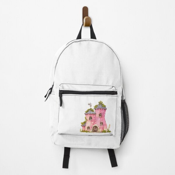 Item preview, Mossy Roof Pink Storybook Cottage designed and sold by bubblegoth.