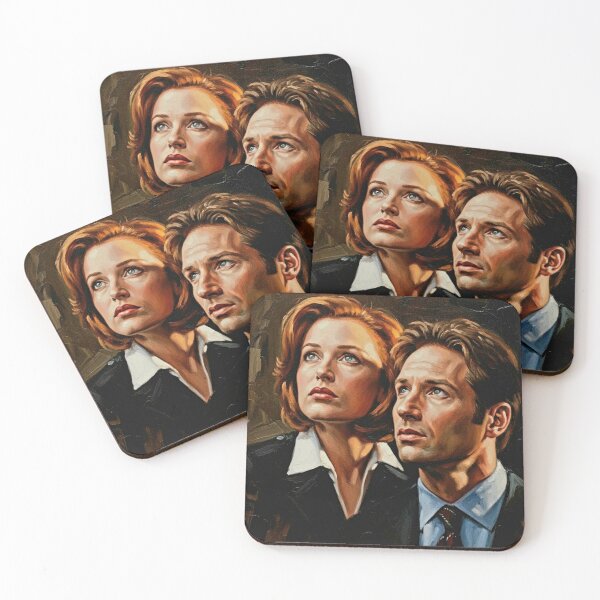 Item preview, The Truth Seekers: Mulder and Scully Iconic X-Files Duo Portrait designed and sold by Art's Diner.