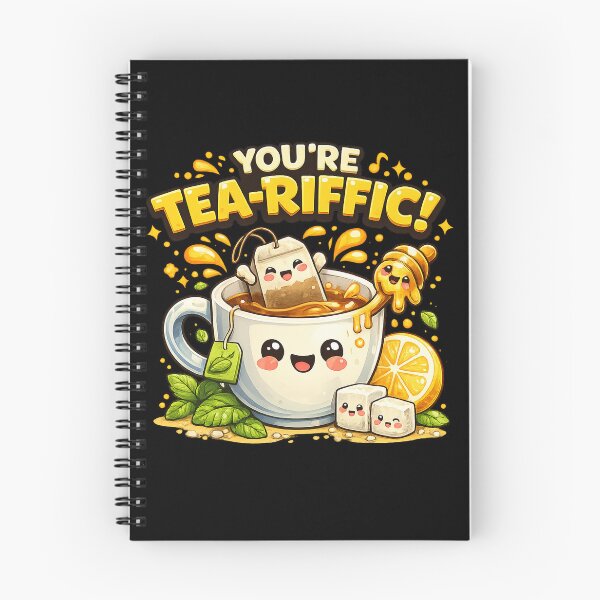 Item preview, You’re Tea-Riffic Cute Pun Shirt designed and sold by Papier Atelier Art.