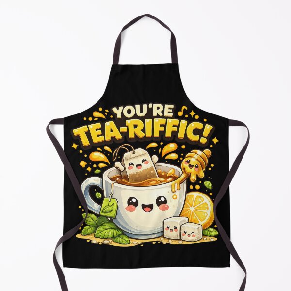 Item preview, You’re Tea-Riffic Cute Pun Shirt designed and sold by Papier Atelier Art.