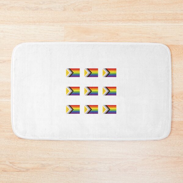 Item preview, Intersex Inclusive Pride Progress Pride Flag Sticker Pack designed and sold by Inspirationmotivation.