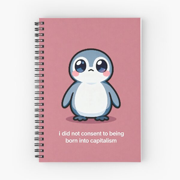 Item preview, Anti Capitalism Penguin Meme - Gen Z Humor designed and sold by PictorialWhimsy.