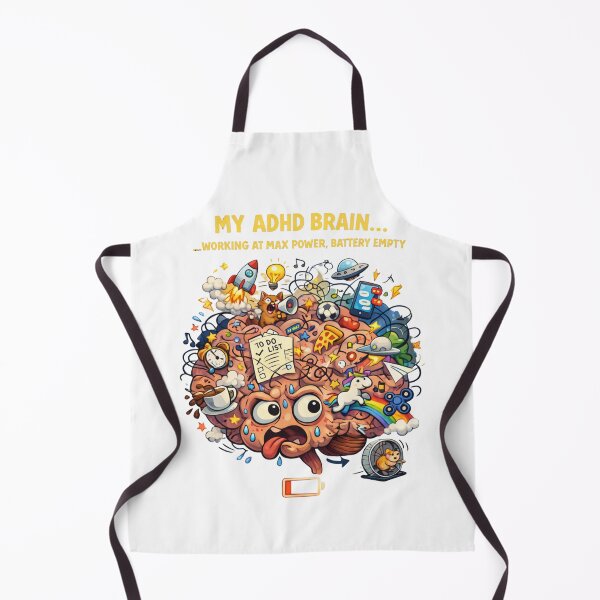 Item preview, Chaotic by Nature – Max Power, Battery Empty – ADHD Brain designed and sold by JustViralShirts.