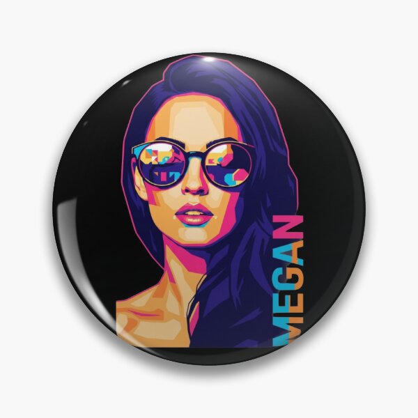 Item preview, MEGAN:Vector pop art designed and sold by TeerificThreads.