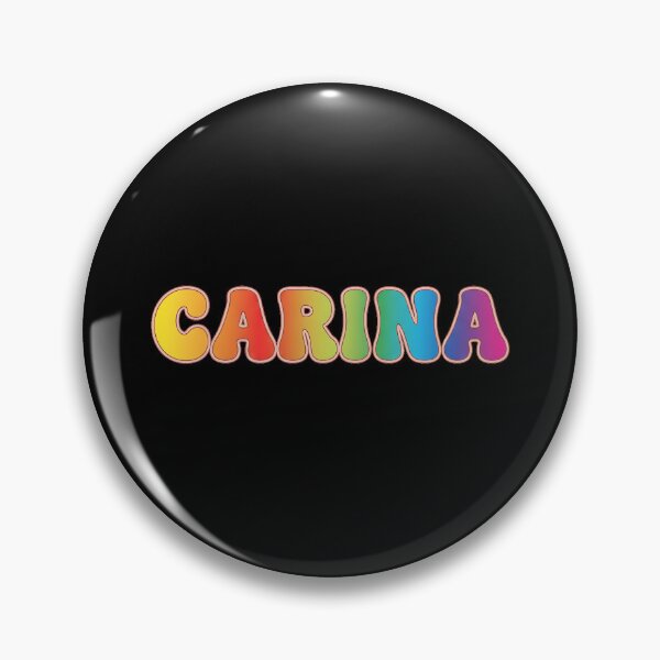 Item preview, ❤️ Carina Personalized Name Wavy Retro Shirt, Coffee Mug, Sticker Gift designed and sold by HelixPedia.