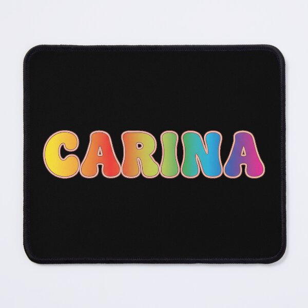 Item preview, ❤️ Carina Personalized Name Wavy Retro Shirt, Coffee Mug, Sticker Gift designed and sold by HelixPedia.