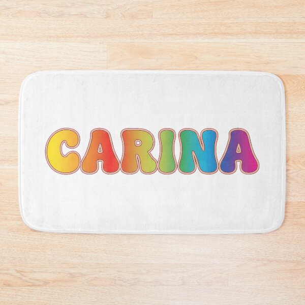 Item preview, ❤️ Carina Personalized Name Wavy Retro Shirt, Coffee Mug, Sticker Gift designed and sold by HelixPedia.