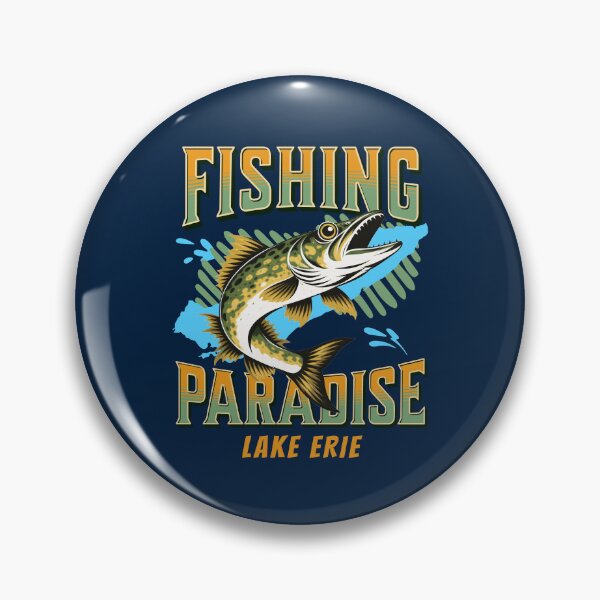 Item preview, Lake Erie Walleye Anglers Fishing Paradise designed and sold by AntiqueImages.