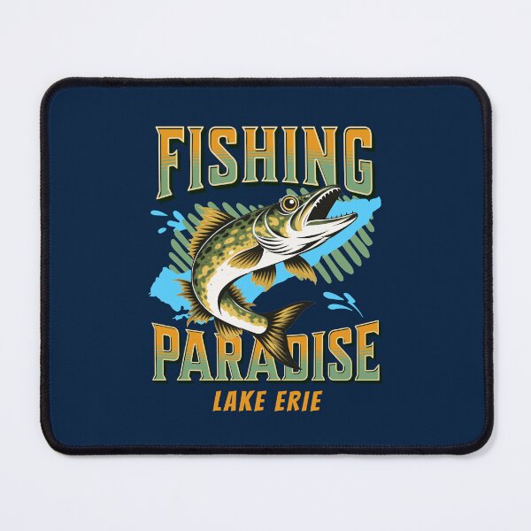 Item preview, Lake Erie Walleye Anglers Fishing Paradise designed and sold by AntiqueImages.