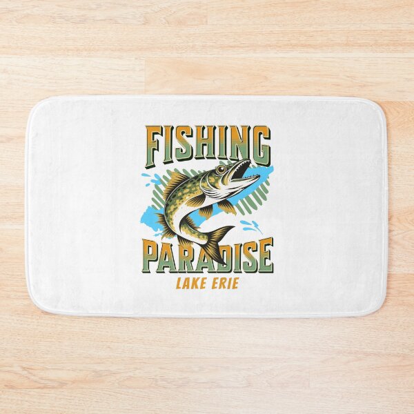 Item preview, Lake Erie Walleye Anglers Fishing Paradise designed and sold by AntiqueImages.