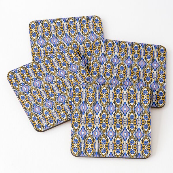 Item preview, A traditional  design in white, blue and yellow  designed and sold by Sukjai@Design.