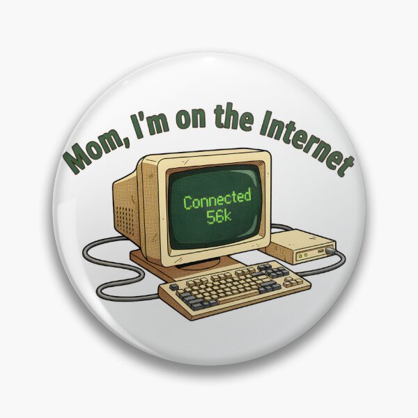 Item preview, Dial-Up Internet Retro Computer Graphic Tee, Born in the Noise, 90s Nostalgic ,Retro computer designed and sold by OscarArtistry.