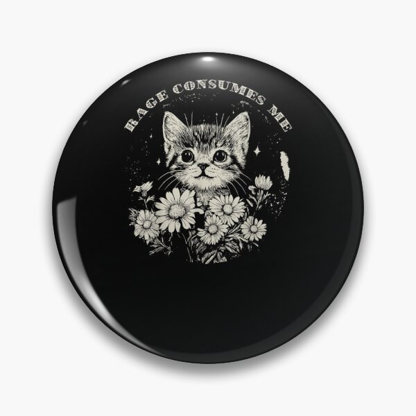 Item preview, Rage Consumes Me Cat designed and sold by krystalRomanart.