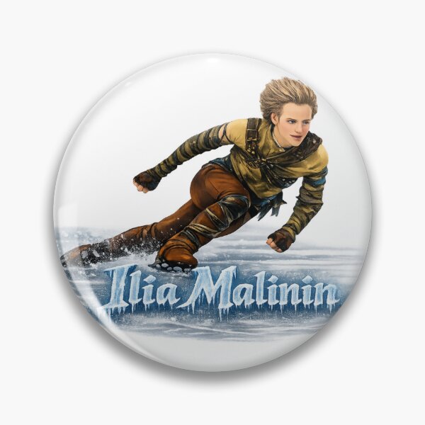 Item preview, Ilia Malinin Ice Art Figure Skating Design | Quad God Skater Illustration designed and sold by ArminGreen.