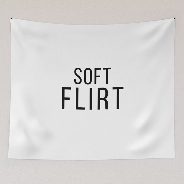 Item preview, Soft Flirt – Minimalist Subtle Charm Typography | Quiet Rizz Club designed and sold by VinciLab.