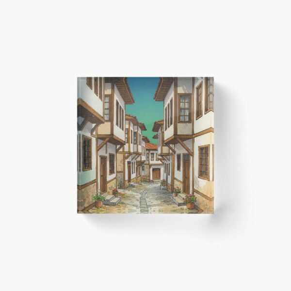 Item preview, Safranbolu Street - Ottoman Wooden Houses designed and sold by TheDesignDen21.