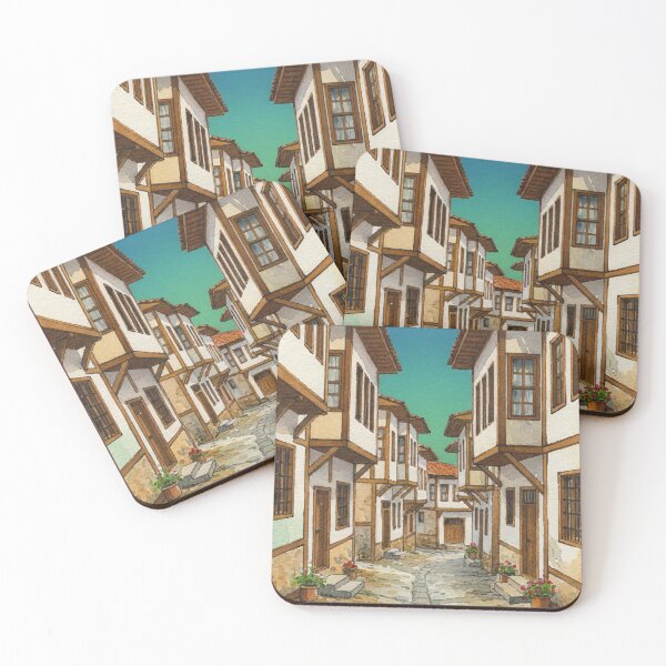 Item preview, Safranbolu Street - Ottoman Wooden Houses designed and sold by TheDesignDen21.