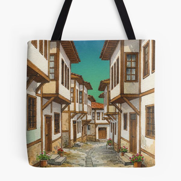 Item preview, Safranbolu Street - Ottoman Wooden Houses designed and sold by TheDesignDen21.
