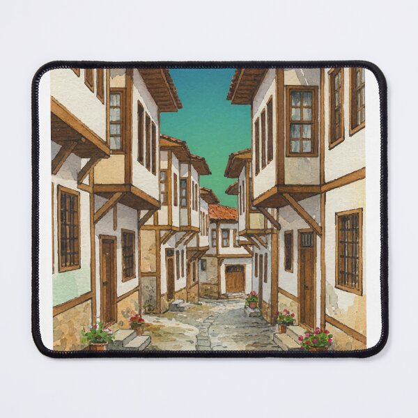 Item preview, Safranbolu Street - Ottoman Wooden Houses designed and sold by TheDesignDen21.
