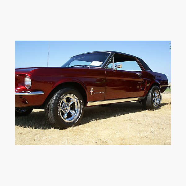 67 Mustang Coupe Photographic Print
