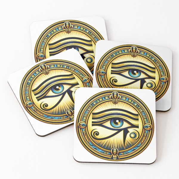 Item preview, Sacred Eye of Horus: Ancient Egyptian Protection Talisman Art | Ancient Egypt Art designed and sold by GulfSignature.
