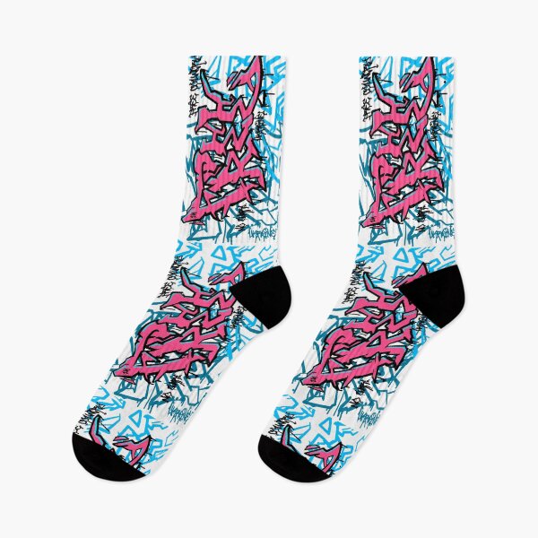 Item preview, Wildstyle Urban Cipher – Abstract Monochrome Graffiti Art pink designed and sold by VitalusDesignArtV.