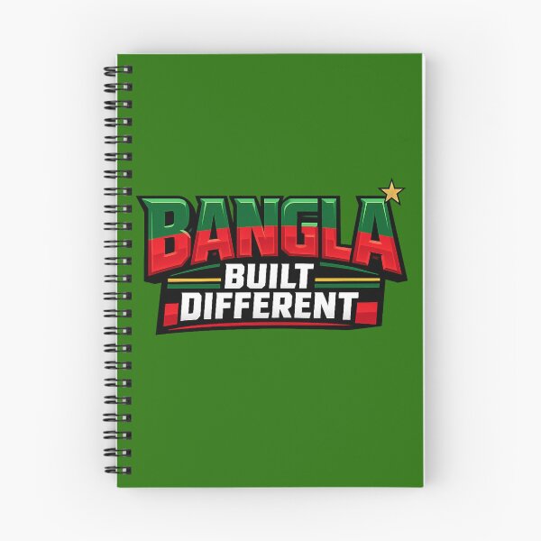 Item preview, Bangla Built Different — Bold Cricket Energy Typography designed and sold by BKRsport.
