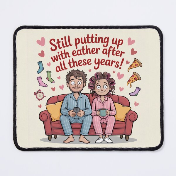 Item preview, Still Putting Up With Each Other After All These Years – Funny Anniversary Couple designed and sold by Midnight Veil Designs.
