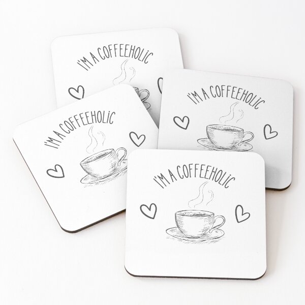 Item preview, I’m a Coffeeholic Aesthetic Coffee Lover Design for Caffeine Addicts designed and sold by SalinahYahya.