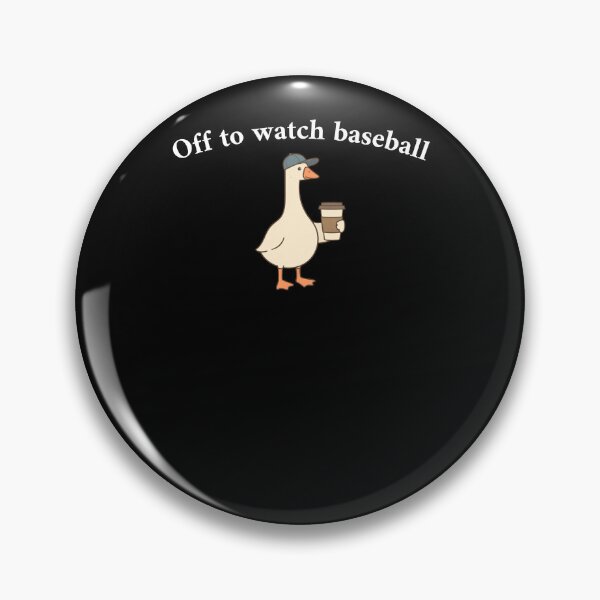 Item preview, Off To Watch Baseball Goose 2 designed and sold by krystalRomanart.