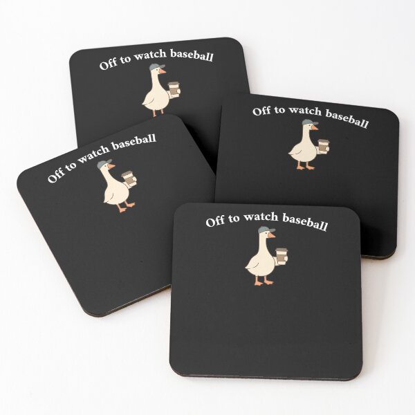 Item preview, Off To Watch Baseball Goose 2 designed and sold by krystalRomanart.