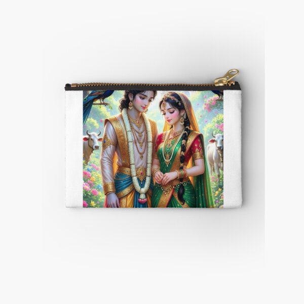 Item preview, Hindu Gods Radha and Krishna  designed and sold by AngeliqueArt.